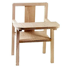 Achat Mes premiers jouets Petite Chaise Haute pour Poupée en Bois Blaise - Naturel