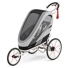 Achat Poussette citadine Poussette Sport Zeno Châssis Crème et Orange - Medal Grey