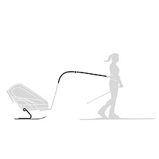 Achat Accessoires poussette Kit Ski de Fond ZENO