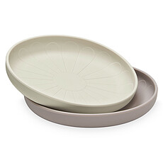 Achat Vaisselle & Couvert Lot de 2 Assiettes Fleur - Earth Mix