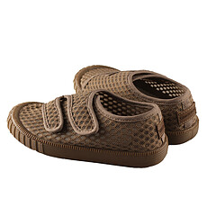 Achat Chaussons & Chaussures Baskets Respirantes à Scratch - Stone