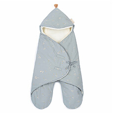 Achat Chancelière Couverture Nomade Kiss Me Willow Soft Blue - 0/6 Mois