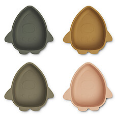 Achat Vaisselle & Couvert Lot de 4 Bols en Silicone Iggy - Space Multi Mix