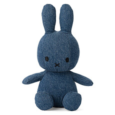 Achat Peluche Lapin Miffy Denim Bleu - Moyen