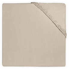 Achat Linge de lit Lot de 2 Draps Housse Nougat - 60 x 120 cm