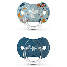 Achat Sucette Lot de 2 Sucettes Symétriques SX Pro Into the Forest Bleu - 18 Mois +