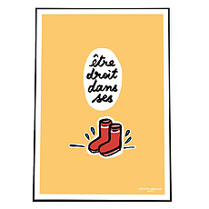 Achat Affiche & poster Affiche Être Droit dans ses Bottes