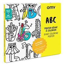 Achat Livre & Carte Poster à Colorier - ABC