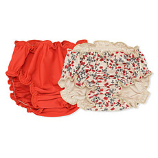 Achat Vêtement layette Lot de 2 Culottes de Bain Manuca - Poppy & Fiery Red