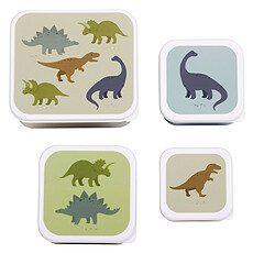 Achat Vaisselle et couverts Lot de 4 Boîtes à Goûter - Dinosaures