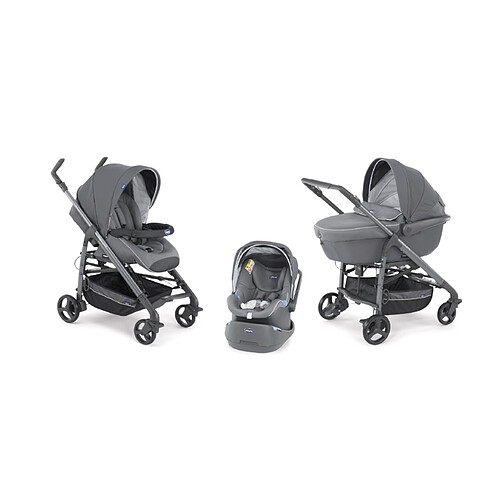 poussette trio love silver