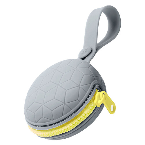 Attache sucette Porte-tétine Grab & Go - Gris 
