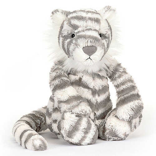 Peluche Bashful Snow Tiger - Medium Peluche Tigre Blanc 31 cm