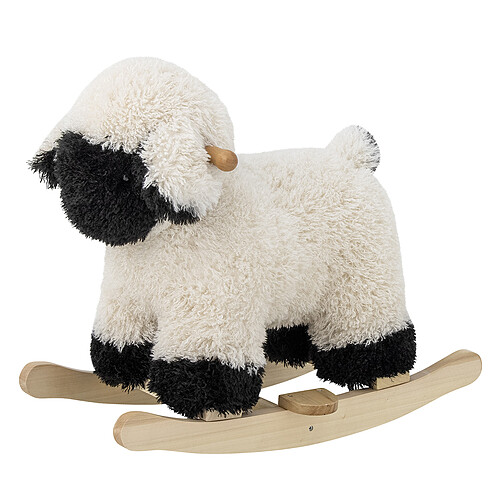 Trotteur et porteur Mouton à Bascule - Noir et Blanc Mouton à Bascule - Noir et Blanc