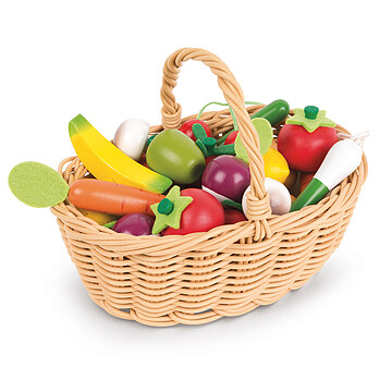 Achat Mes premiers jouets Panier de 24 Fruits et Légumes