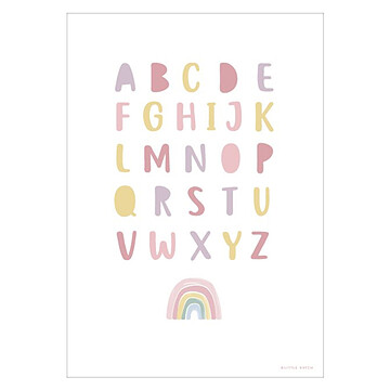 Achat Affiches et posters Poster Réversible Alphabet et Arc-en-ciel - Rose