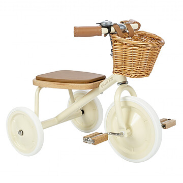 Achat Trotteur et porteur Tricycle Trike - Crème