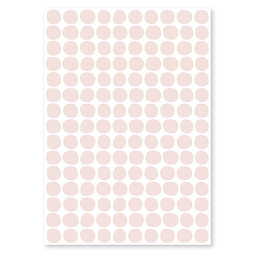 Achat Sticker Planche de Stickers - Pois Rose Pearl
