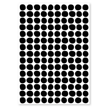 Achat Sticker Planche de Stickers - Pois Noir