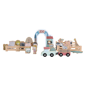 Achat Mes premiers jouets Extension Zoo Circuit Train en Bois