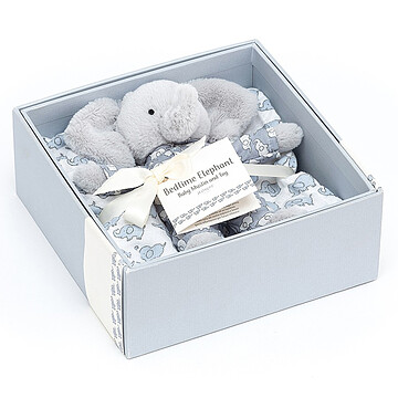 Achat Lange Boîte Cadeau Bedtime Elephant - Bleu