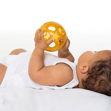 Star Ball Caoutchouc Naturel - Jaune (Hevea) - Image 1