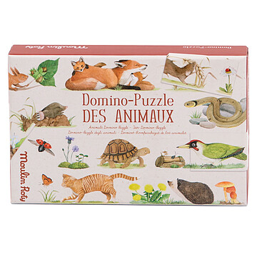 Achat Mes premiers jouets Domino Puzzle des Animaux - Le Jardin du Moulin