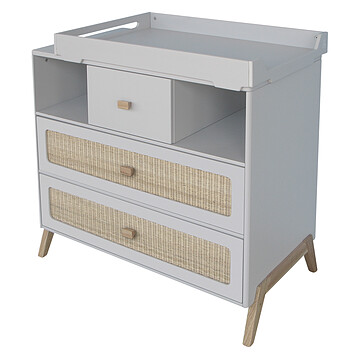Commode en Rotin et Plan à Langer Marelia - Lune (Théo) - Image 3