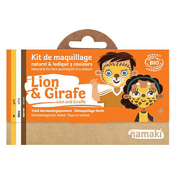Achat Déguisements et maquillage Kit de Maquillage 3 Couleurs - Lion et Girafe