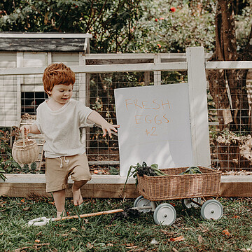 Wagon en Rotin - Naturel (Olli Ella) - Image 4