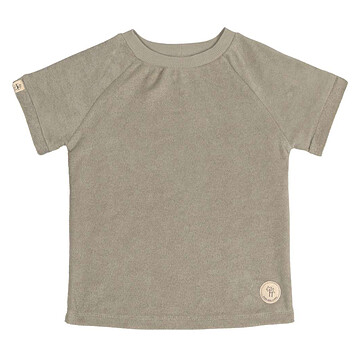 Achat Hauts bébé T-shirt en Tissu Eponge Olive - 3/6 Mois