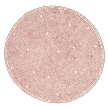 Achat Tapis Tapis Rond Pure Dot Pink - Ø 110 cm