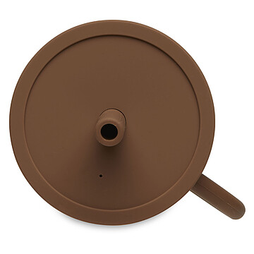 Gobelet Silicone avec Paille et Couvercle - Caramel (Jollein) - Image 3
