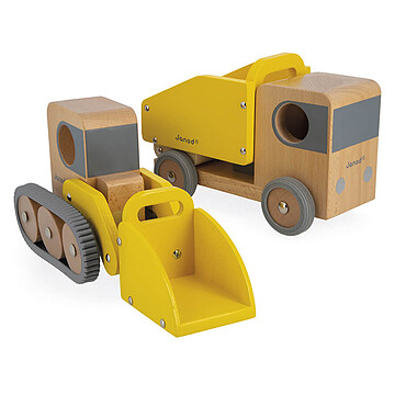 Achat Mes premiers jouets Camion Benne et Pelleteuse Bolid