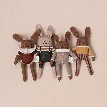 Doudou Lapin - Combinaison Avoine (Main Sauvage) - Image 3