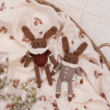 Doudou Lapin - Combinaison Avoine (Main Sauvage) - Image 2