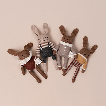 Doudou Lapin - Combinaison Avoine (Main Sauvage) - Image 4