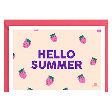 Achat Décoration Carte Hello Summer