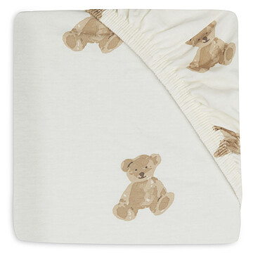 Achat Linge de lit Drap Housse Jersey Teddy Bear - 60 x 120 cm