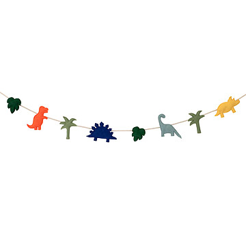 Achat Objet décoration Guirlande Dinosaures - Multicolore