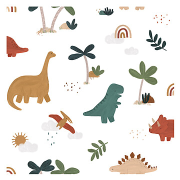 Achat Papier peint Papier Peint - Cool Dinosaurs