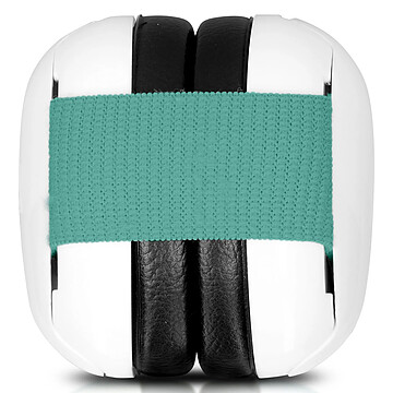 Casque Anti-bruit pour Bébés - Blanc et Vert Menthe (Alecto) - Image 4