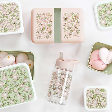 Gourde Fleurs Rose - 450 ml (A Little Lovely Company) - Image 5