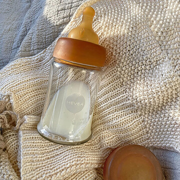 Lot de 2 Biberons en Verre - 150 ml (Hevea) - Image 2