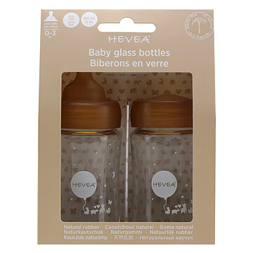 Lot de 2 Biberons en Verre - 150 ml (Hevea) - Image 5