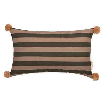 Achat Coussin Coussin Rectangulaire Majestic - Green Taupe Stripes