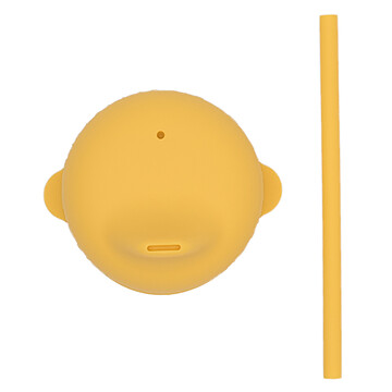 Achat Tasse et verre Couvercle Gobelet et Mini Paille - Yellow