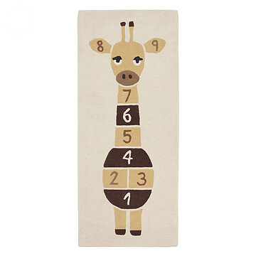 Achat Tapis Tapis Marelle Girafe Jaune - 75 x 180 cm