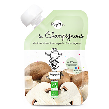 Achat Gourde repas bio Gourde Repas Bio Champignons - 120 g