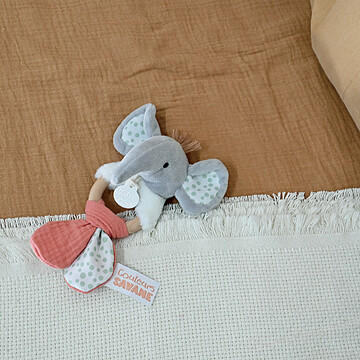 Hochet Eléphant Couleurs Savane (Doudou Et Compagnie) - Image 2
